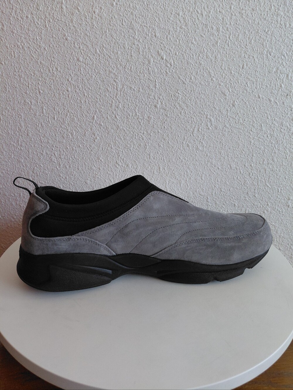 New,without box Propet Men's Stability Slip On Sneaker Dark Gray - Picture 2 of 14